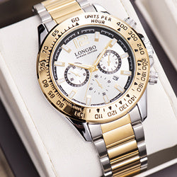 Stainless Steel Luxury Wristwatch