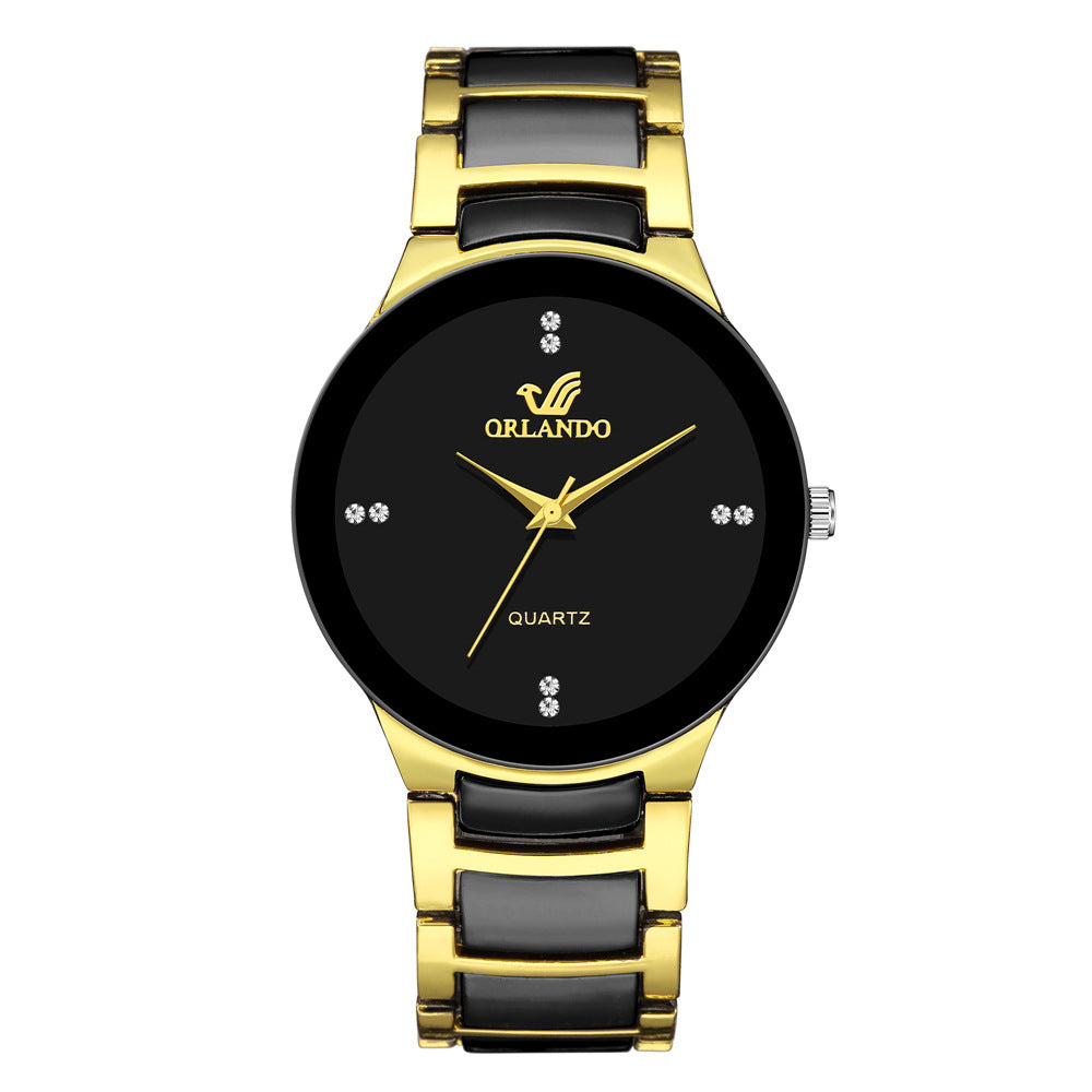 2023 High Quality Men Stainless Steel Quartz Relogio Masculino Wrist Watch