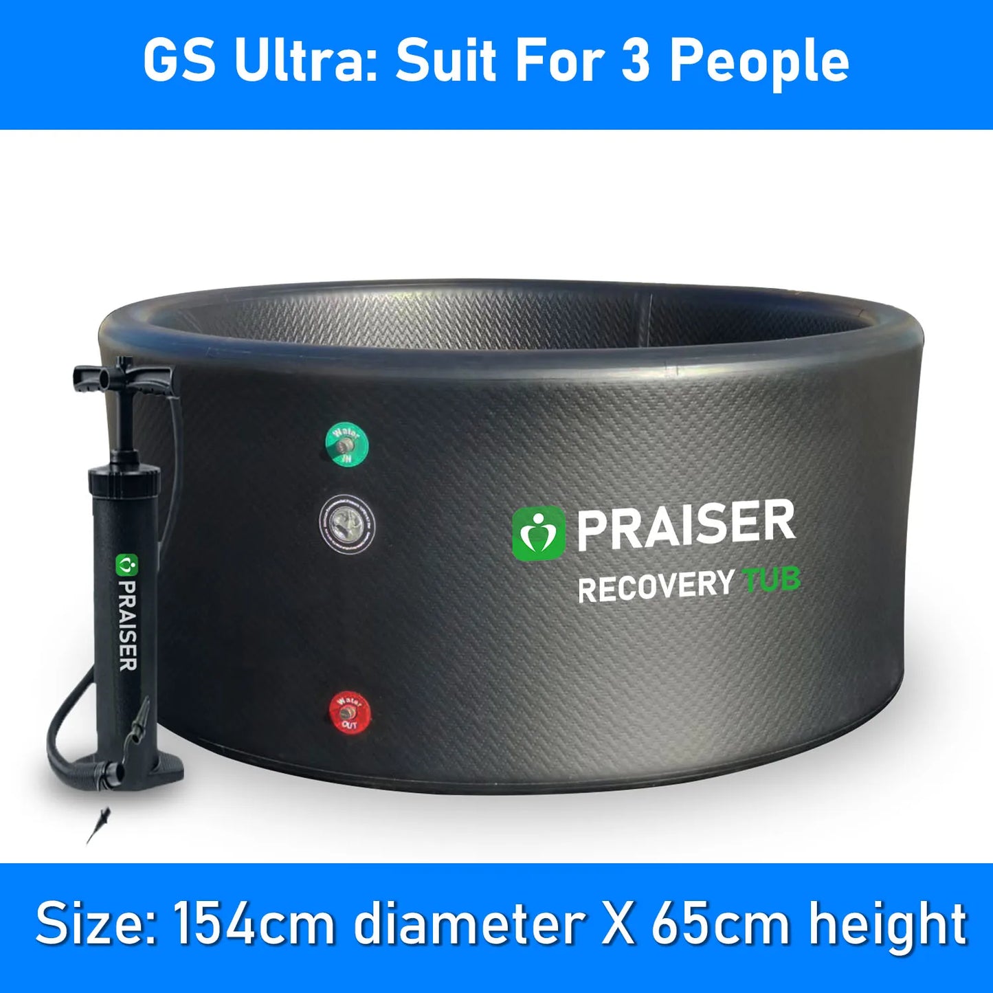 With Lid Foldable Icetub Barrell Inflatable Insulated Tub Met Logo Cold Plunge Therapy Bathtub Recovery Pod - Ice Bath for Sale