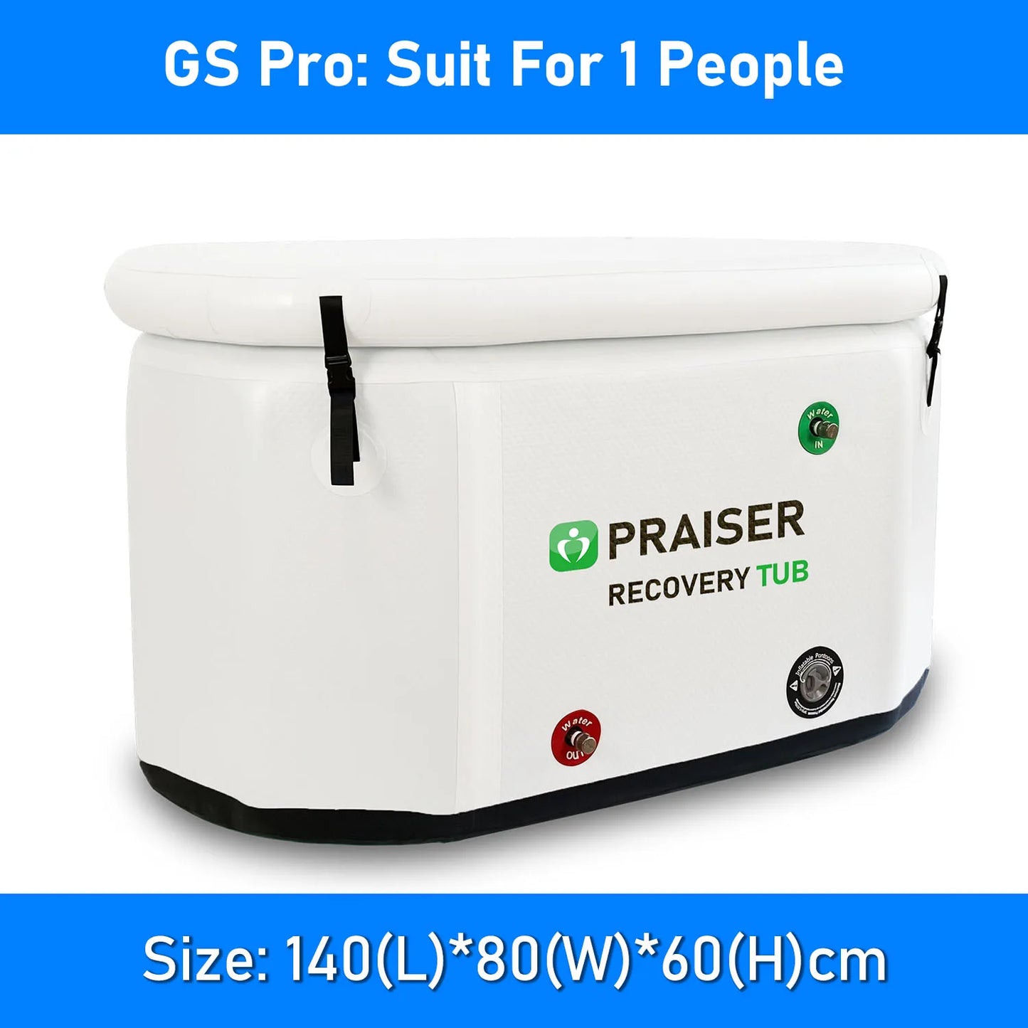 With Lid Foldable Icetub Barrell Inflatable Insulated Tub Met Logo Cold Plunge Therapy Bathtub Recovery Pod - Ice Bath for Sale