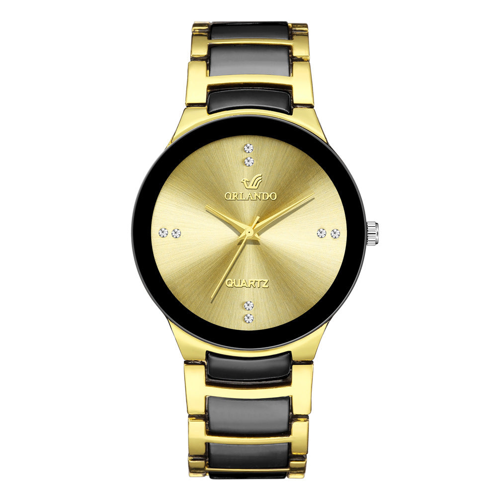 2023 High Quality Men Stainless Steel Quartz Relogio Masculino Wrist Watch
