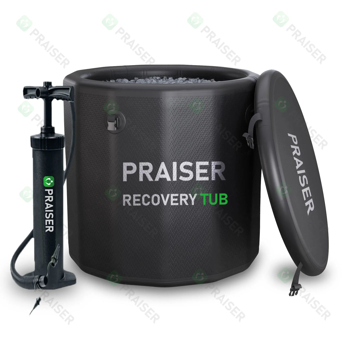 With Lid Foldable Icetub Barrell Inflatable Insulated Tub Met Logo Cold Plunge Therapy Bathtub Recovery Pod - Ice Bath for Sale