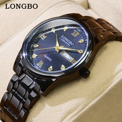 Stainless Steel Luxury Wristwatch