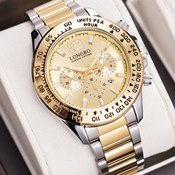Stainless Steel Luxury Wristwatch